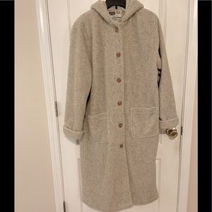 Kristen Blake Cream Hooded Coat